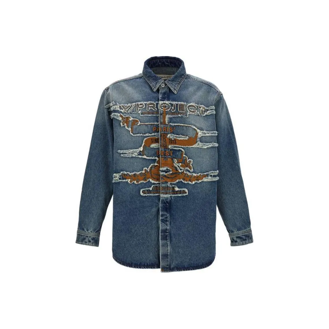 Y/Project Evergreen Paris Best Patch Denim Shirt