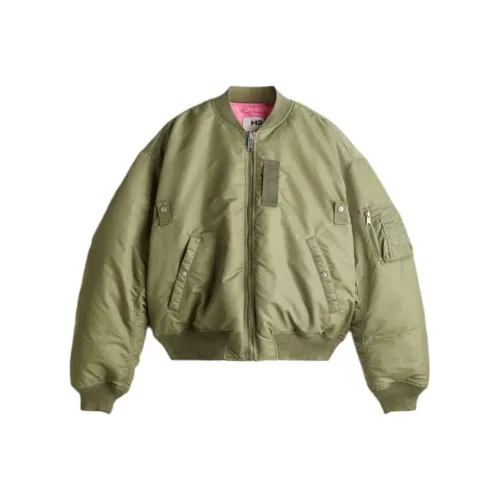 H&M H2 Collaboration Series Зеленая унисекс куртка