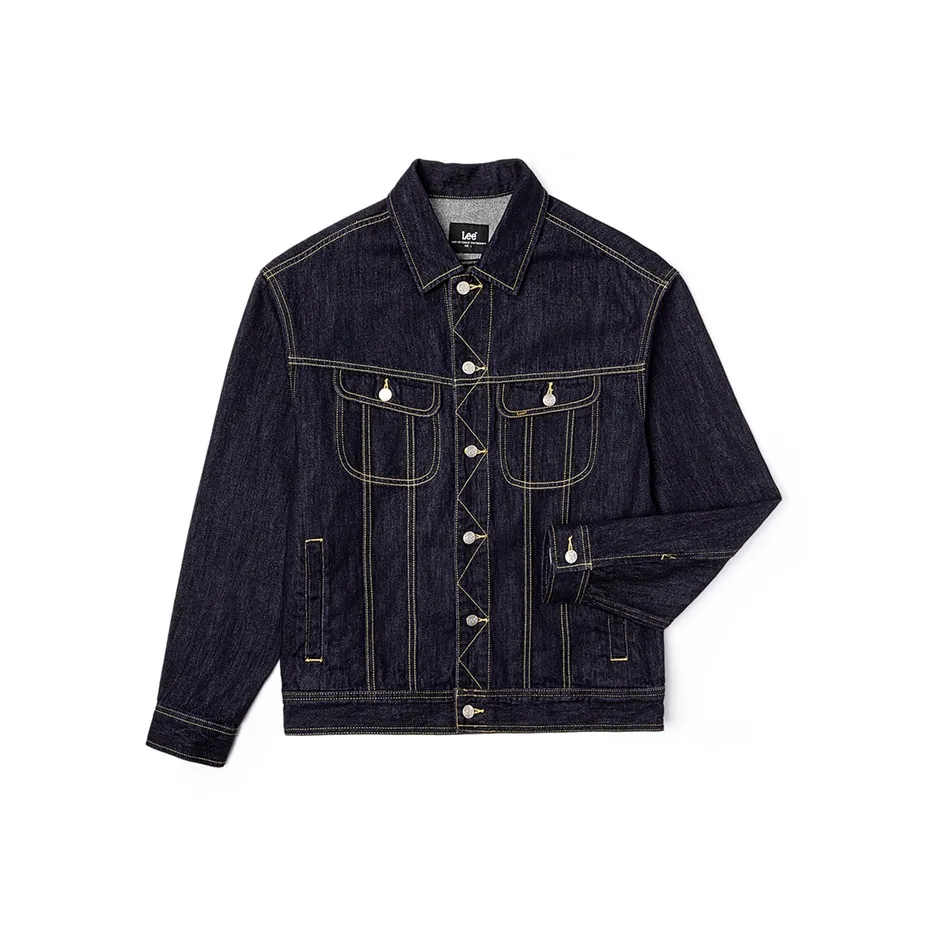 Lee совместный модель FW24 Деним Куртка Мужская Промытый
