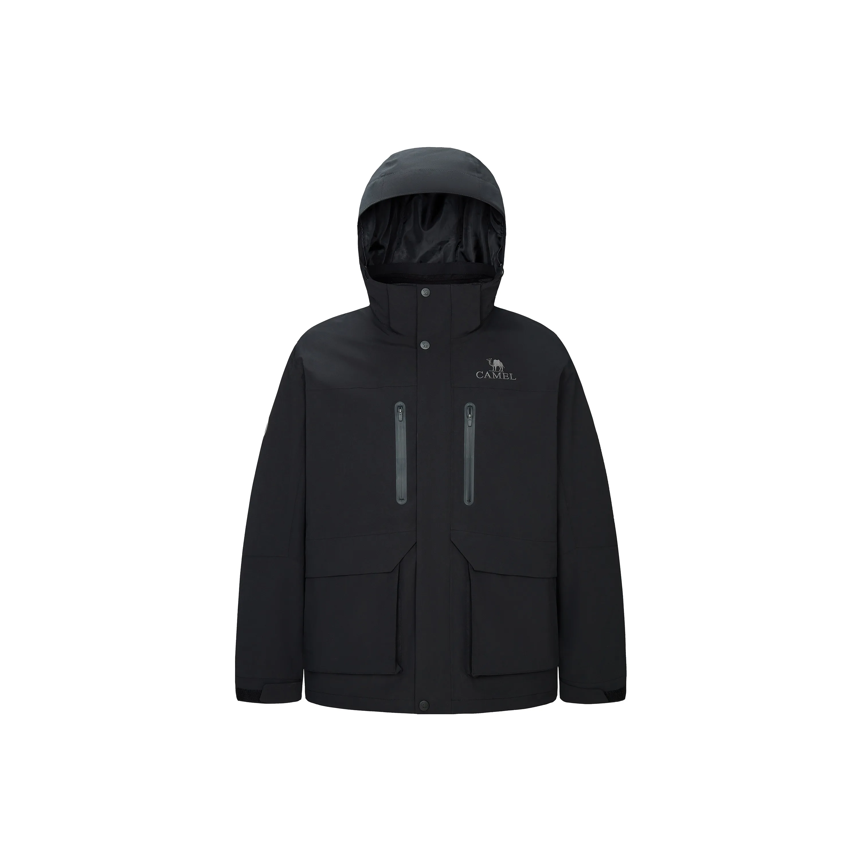 QIE Outdoor Multicolor Water Resistant Windproof Wear Resistant 3 in 1 Fleece Lining Windbreaker Jacket Unisex
