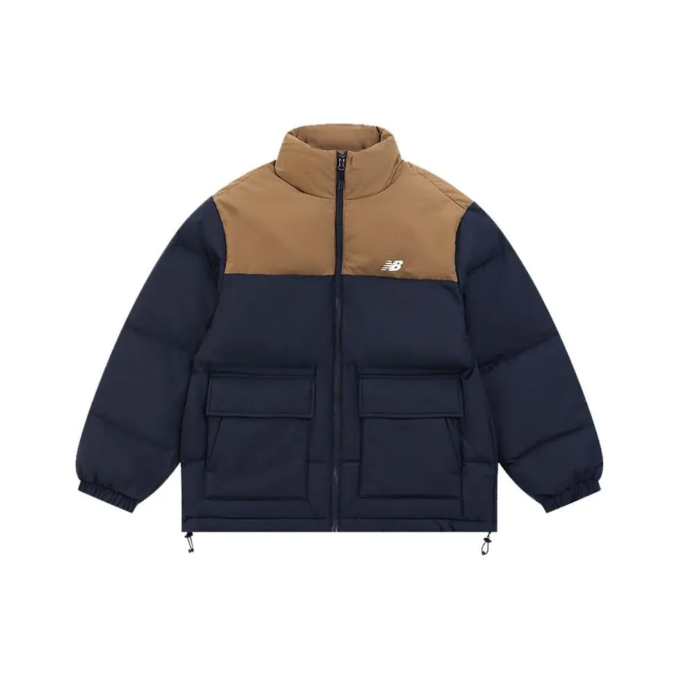 New Balance совместный бренд NBX Academy Темно-синий/Коричневый Мужской Пуховик