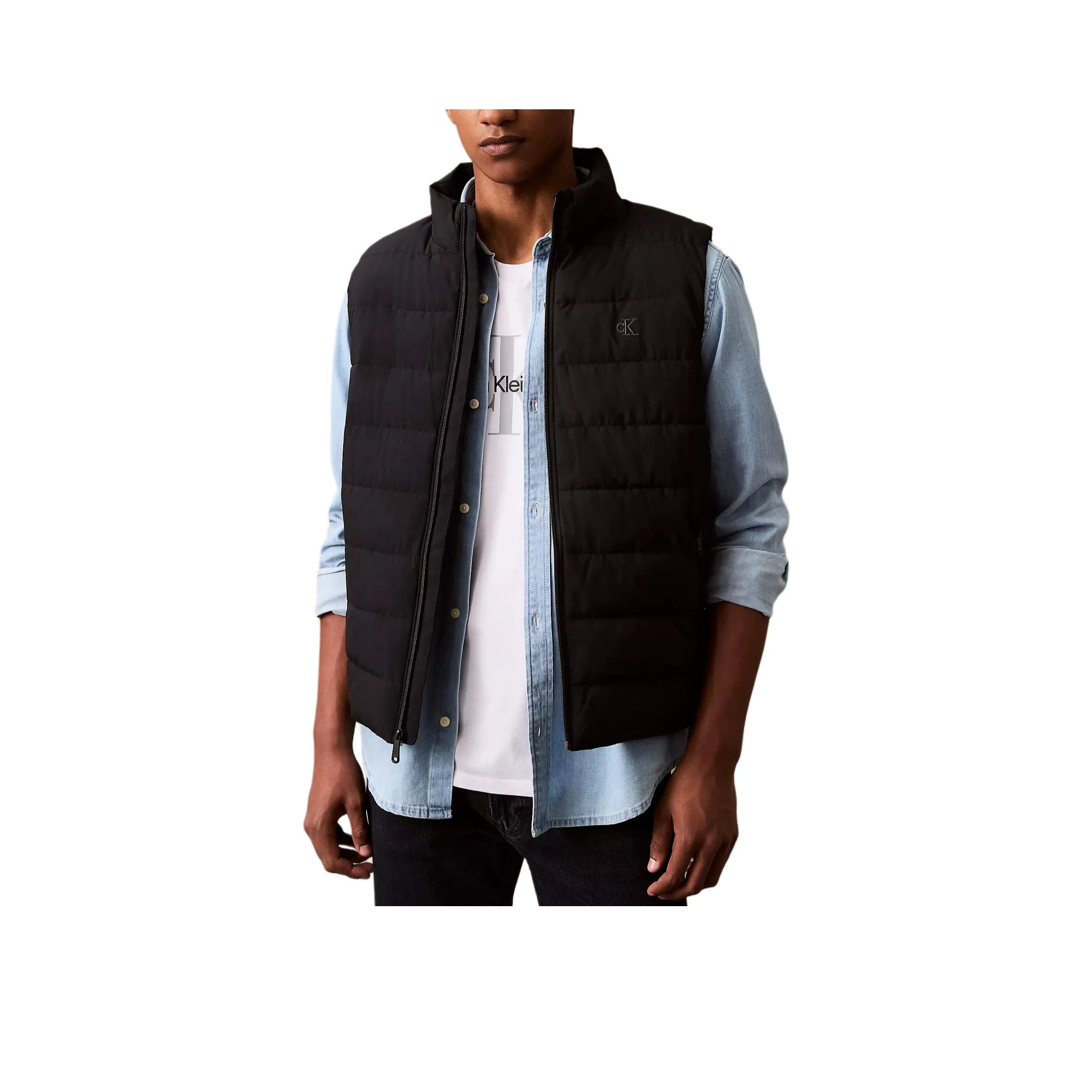 Calvin Klein Vests Men's Black
