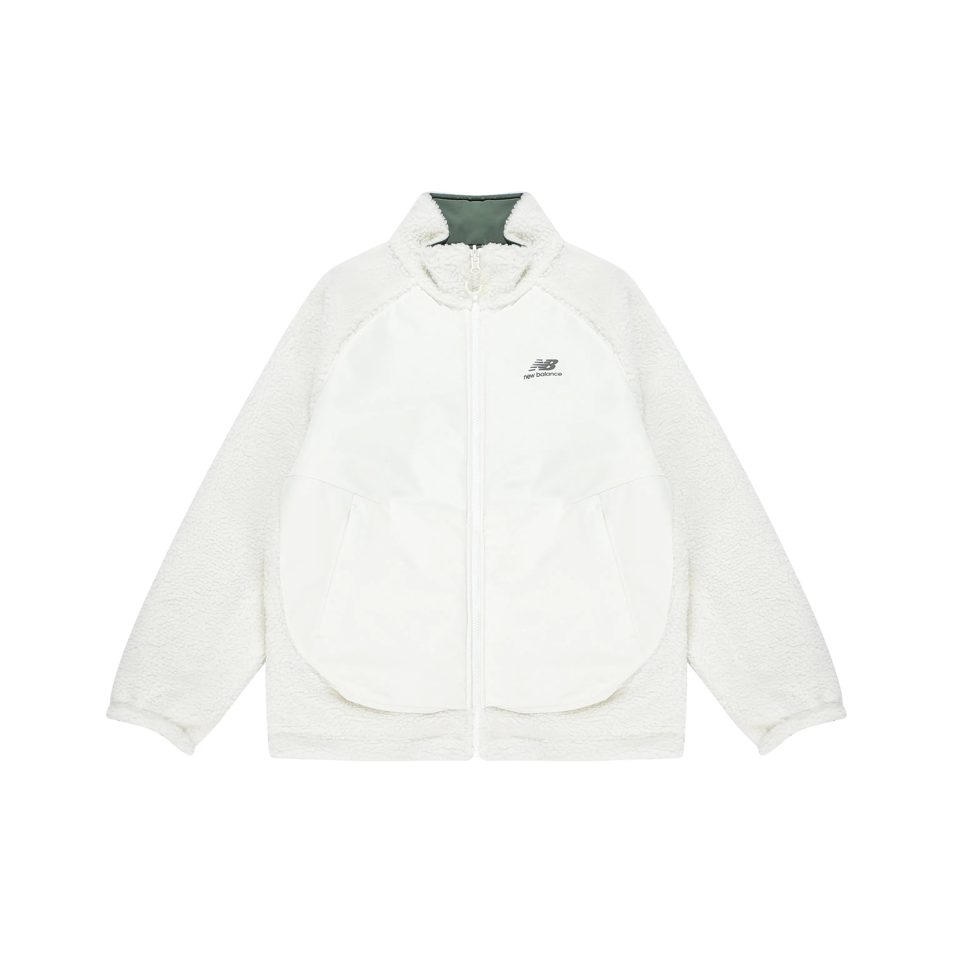 New Balance Слоновая кость Унисекс Бархатные куртки