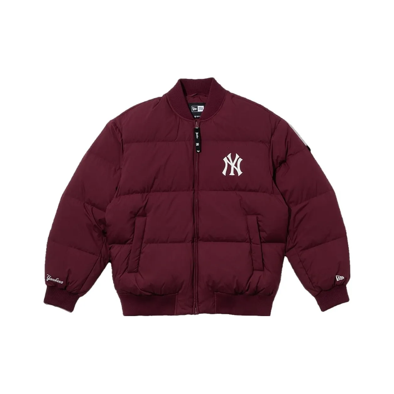 New Era Down Jackets Unisex Burgundy