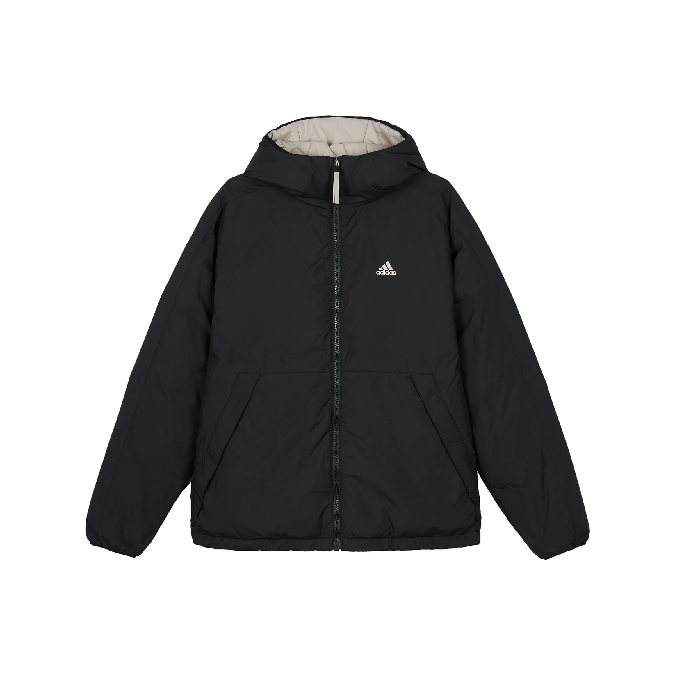 Adidas Down Jacket Men's Light Khaki/Black