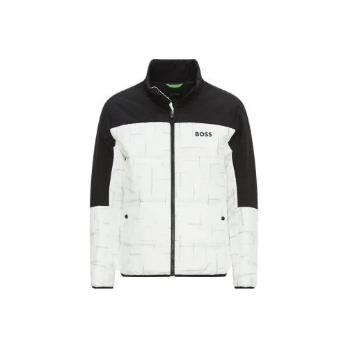 HUGO BOSS Черно-белая панда Мужские Куртки