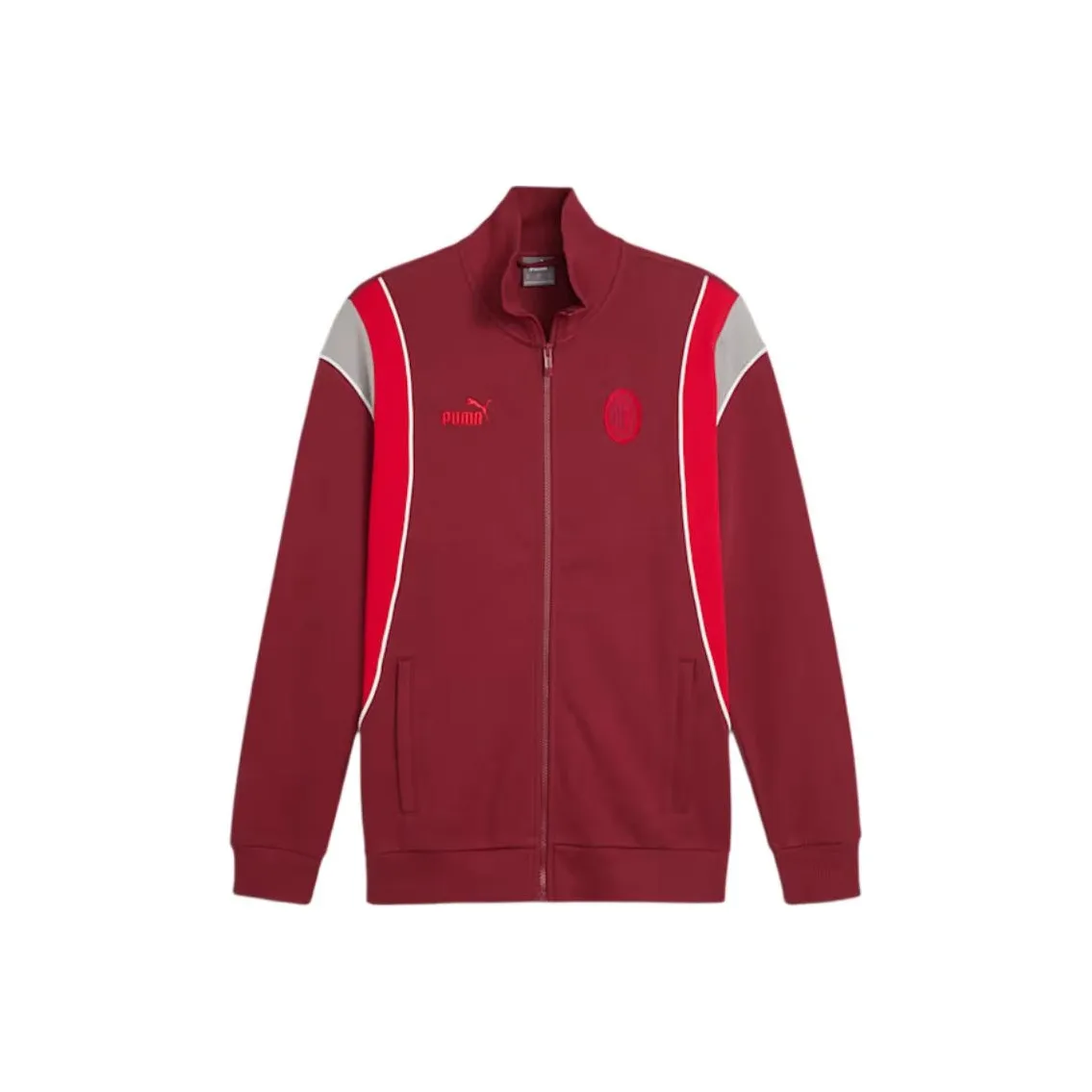 PUMA AC MILAN FtblArchive Track Куртка Куртки Пальто Мужской Imperial Красный