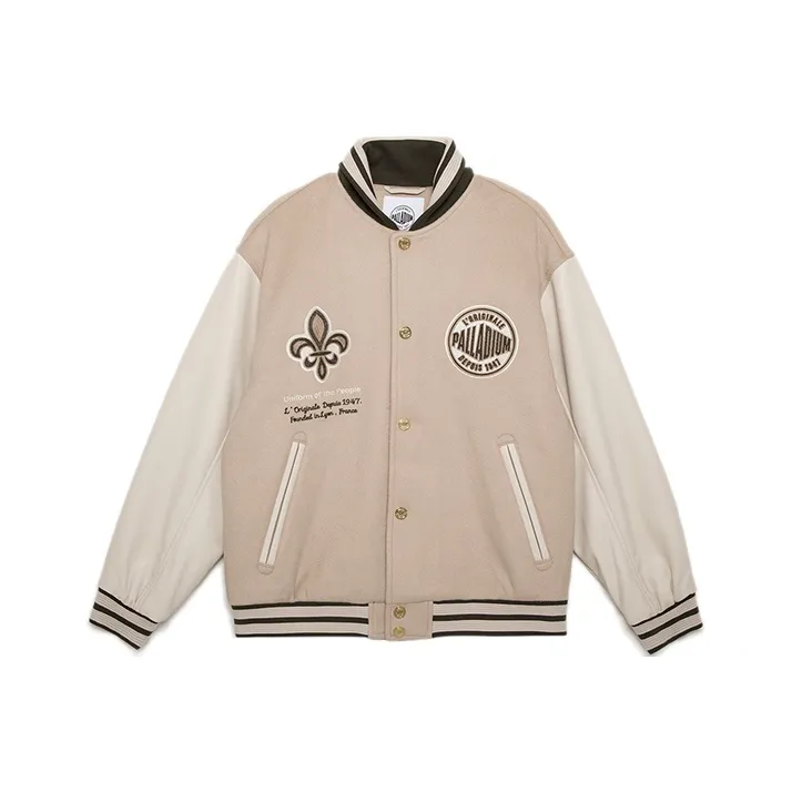 Palladium Baseball Jacket Men's Feather Gray