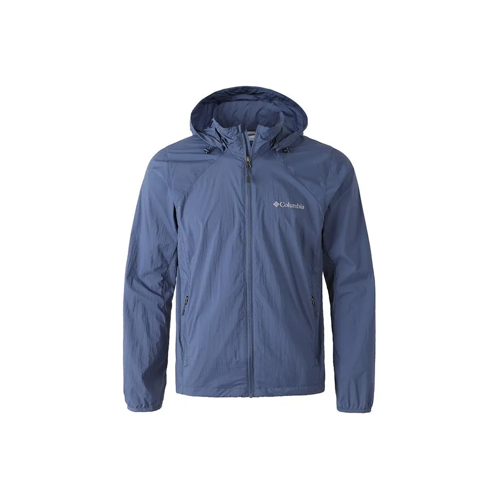 Columbia City Outdoor Collection Breathable Sun Protection Clothing Men's Blue