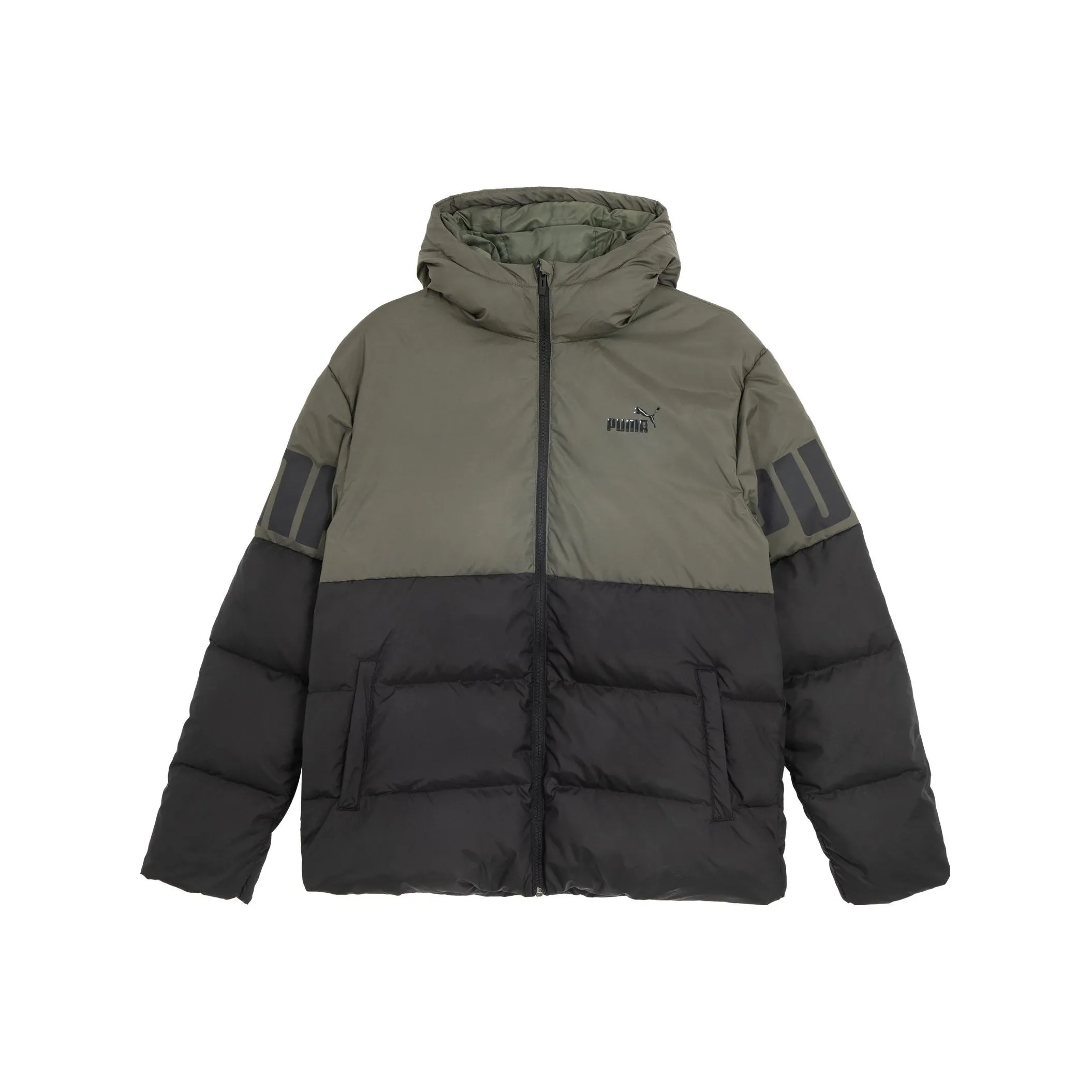 PUMA Виноградный лиственный зеленый Мужской Пуховые куртки