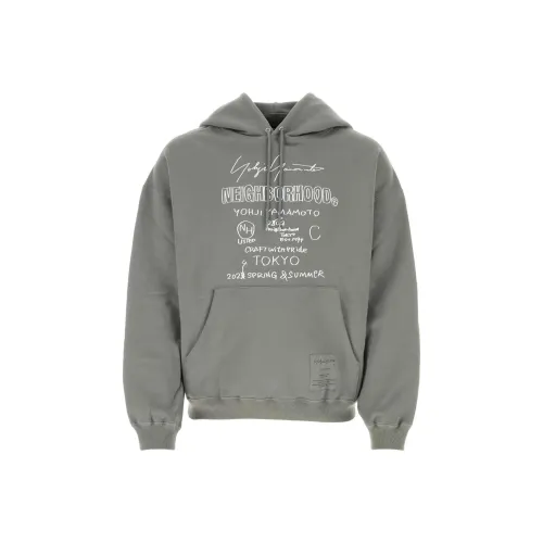 Yohji Yamamoto Серые Мужские Толстовки