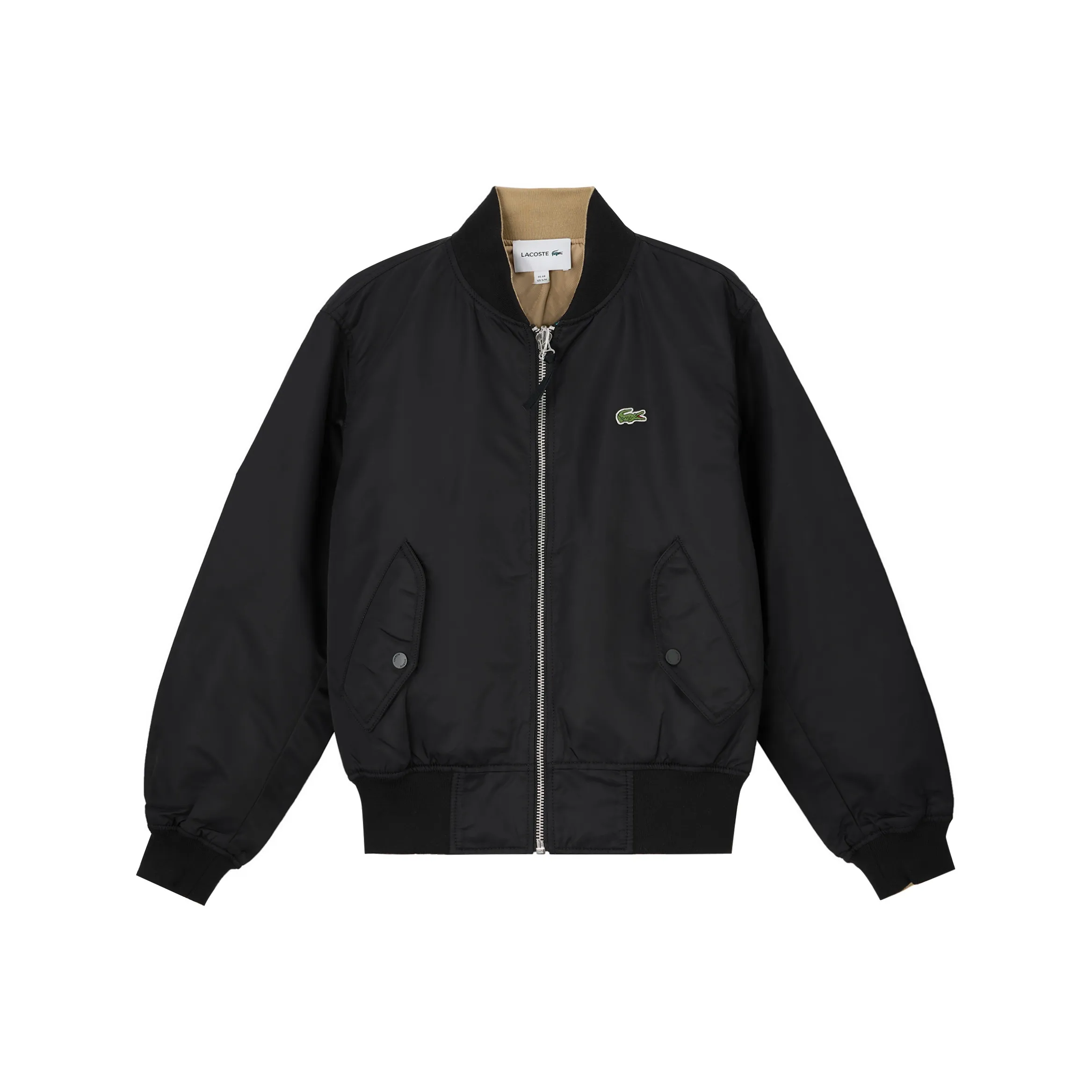 Lacoste Бейсбольная куртка Мужская Хаки Черный