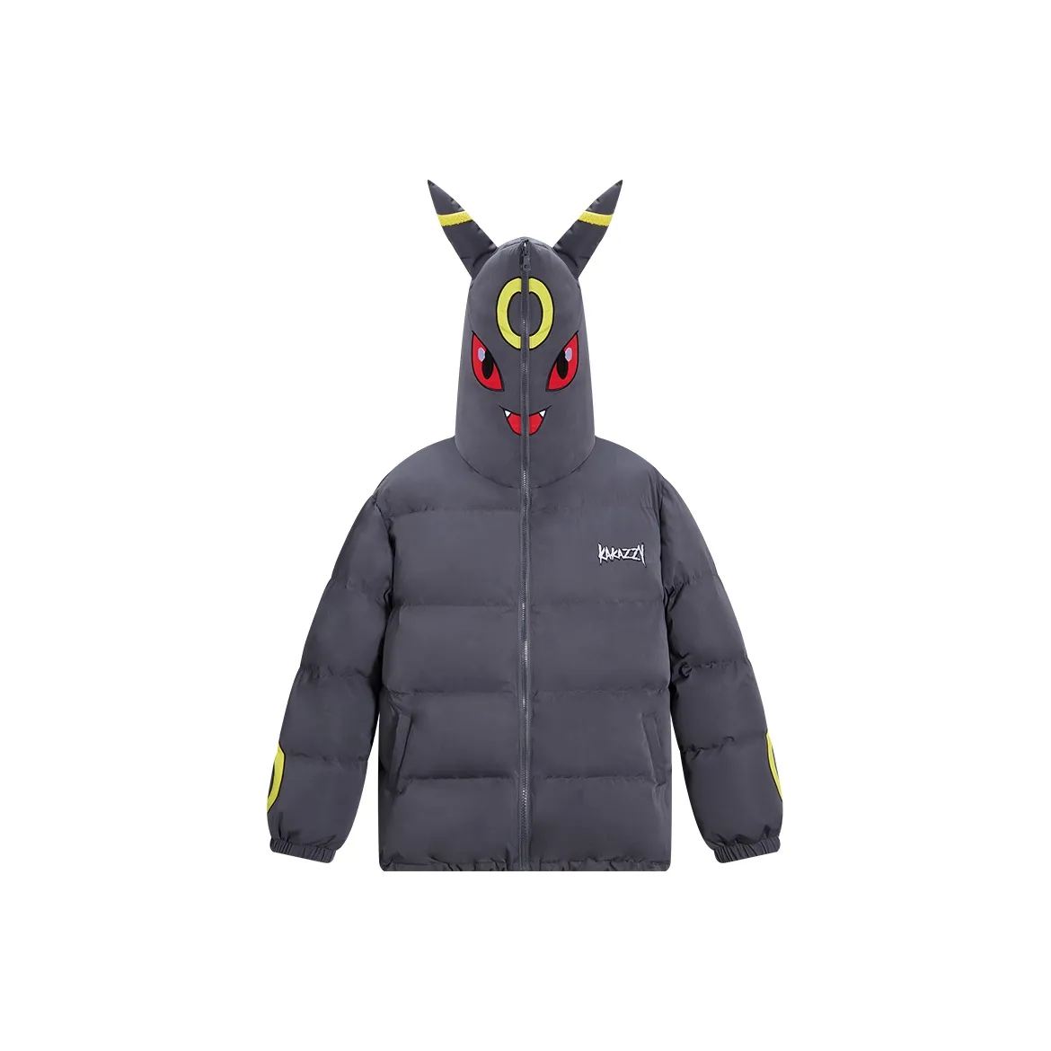 KAKAZZY Хлопковый пуховик унисекс темно-серый