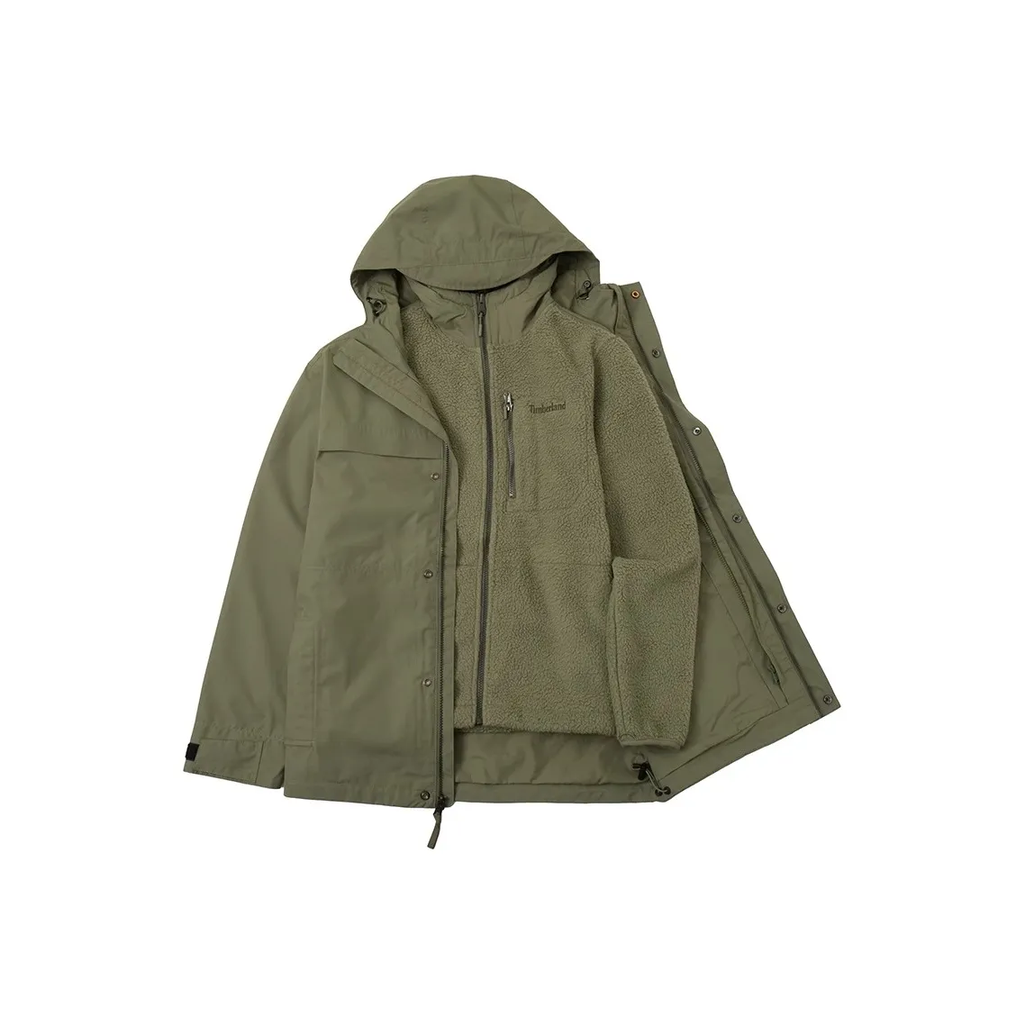 Timberland Ветрозащитный устойчивый к истиранию термическая ветровка мужской зеленый
