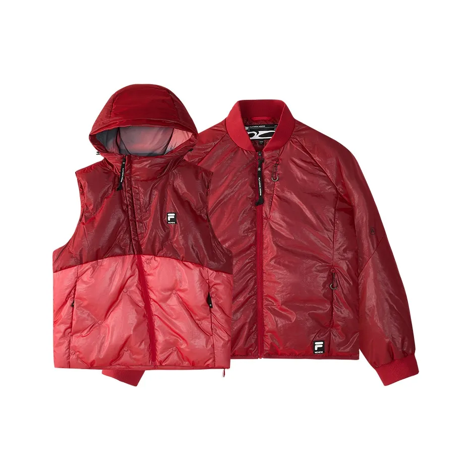 FILA FUSION Пуховик Унисекс Бордовый