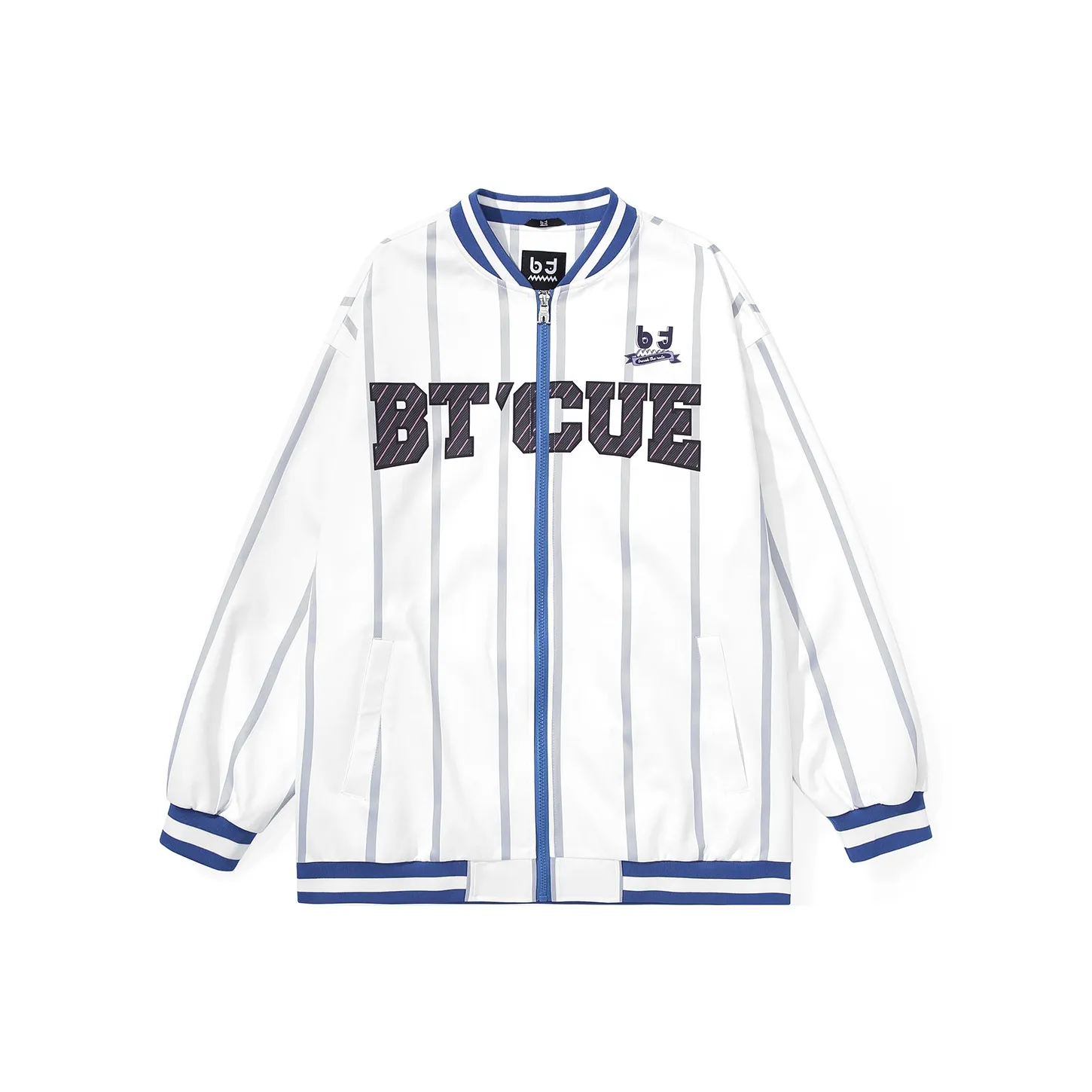 BT Бейсбольная куртка Унисекс Белый