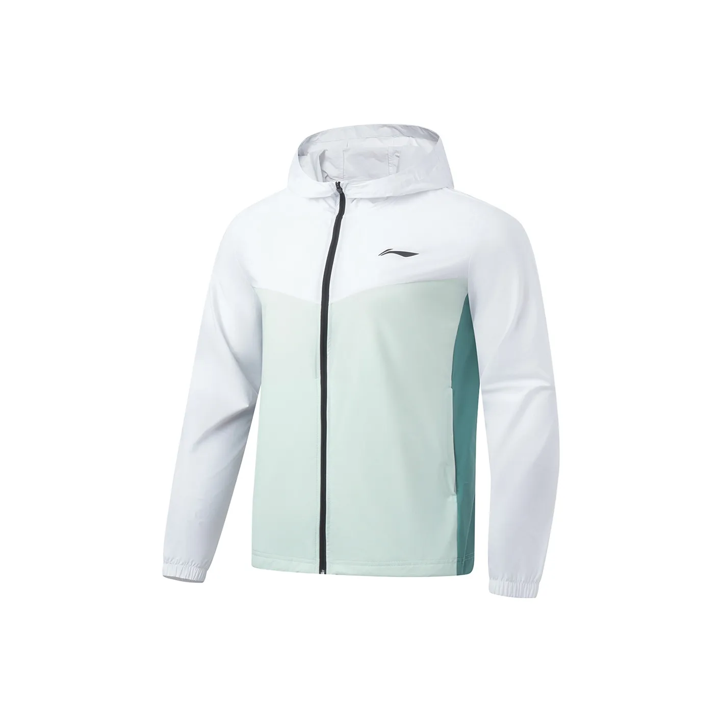 LiNing Sun Protection Clothing Men's Standard White Mint Blue Bowl