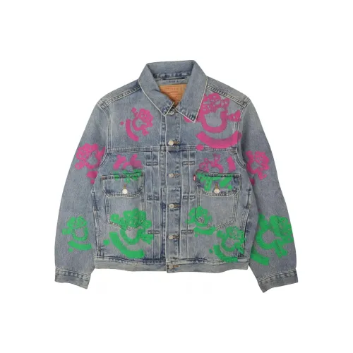 Denim Tears Синий Мужские джинсовые куртки