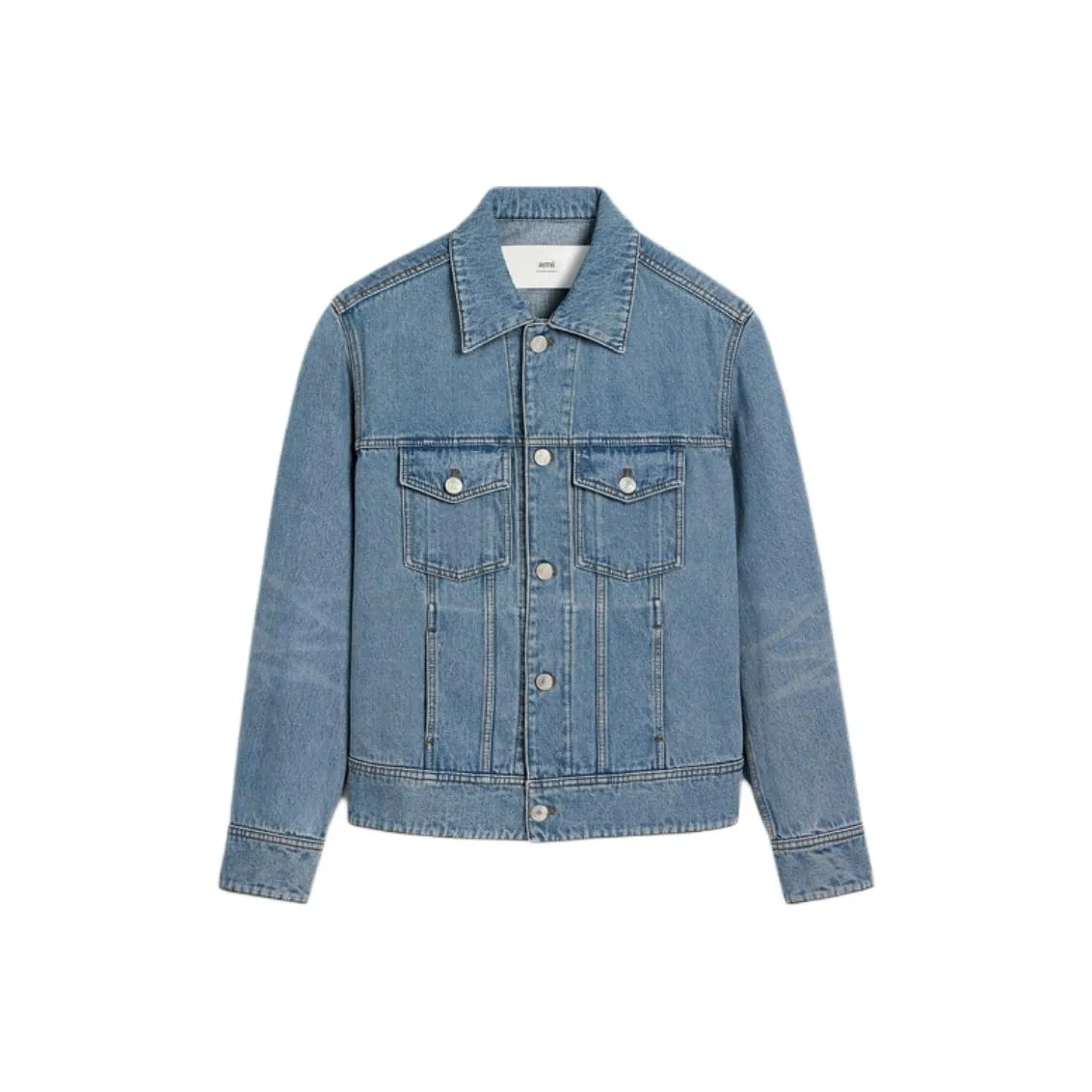 AMIPARIS Джинсовая куртка мужская винтажный синий