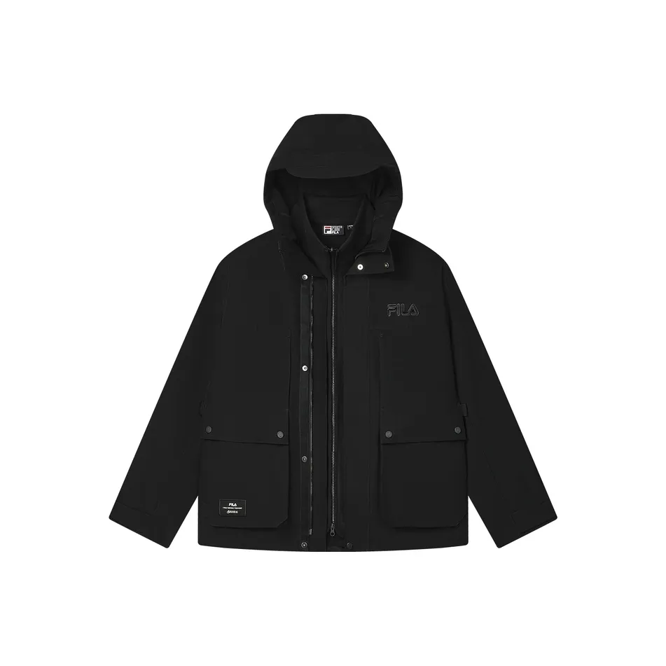 FILA Ветровка Мужская Глубокий Черный