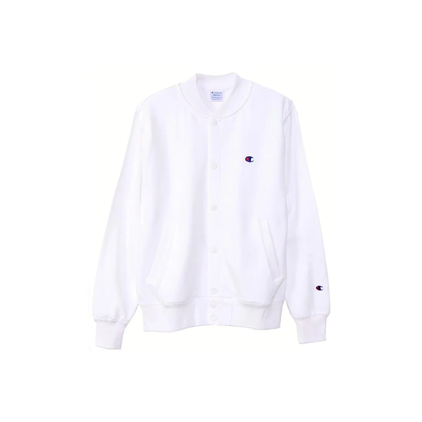 Champion Baseball Jacket Japan Version Unisex White Чемпион Бейсбольная куртка Япония Унисекс Белый