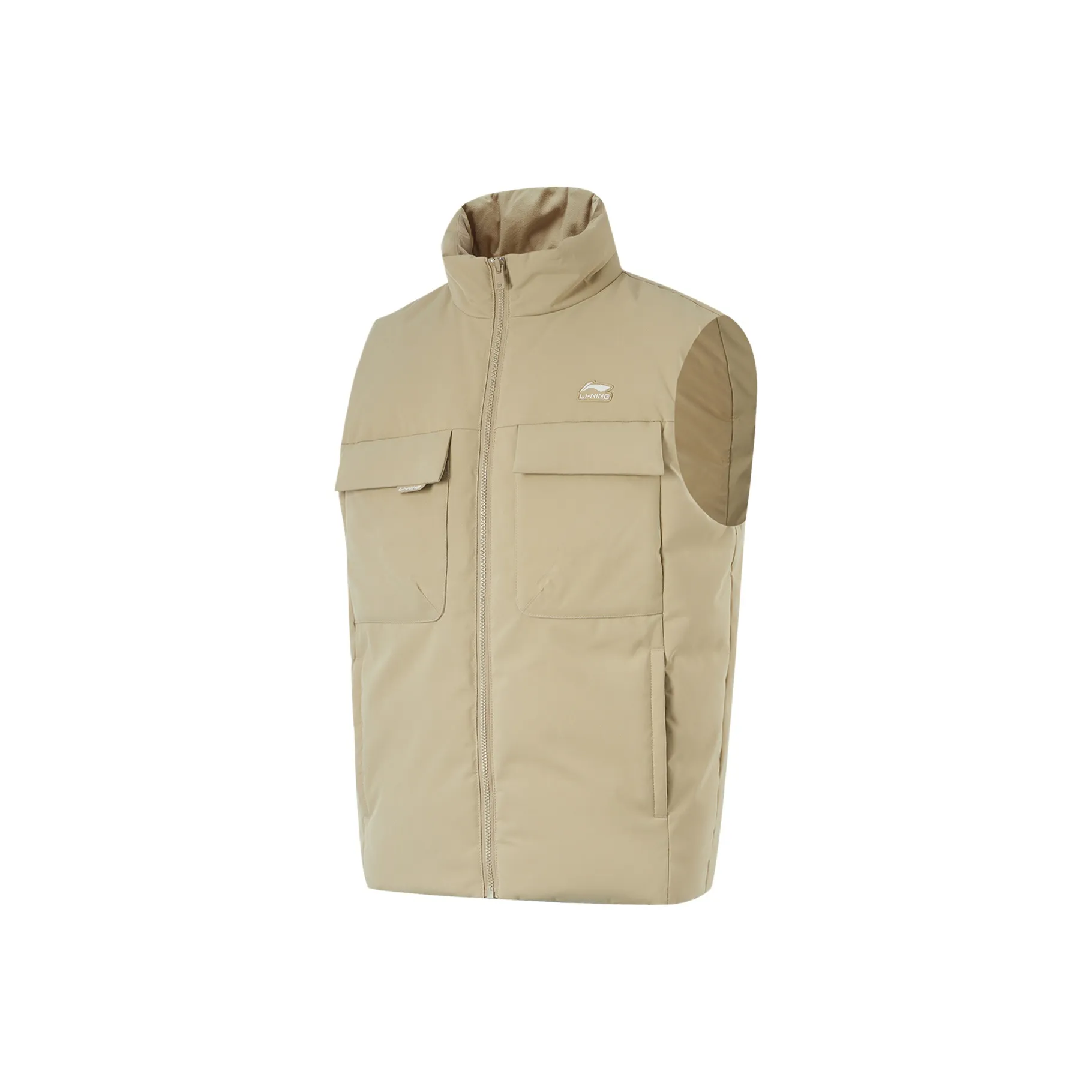 LINING Sports Trend Series Жилет Мужской Молочный Хаки