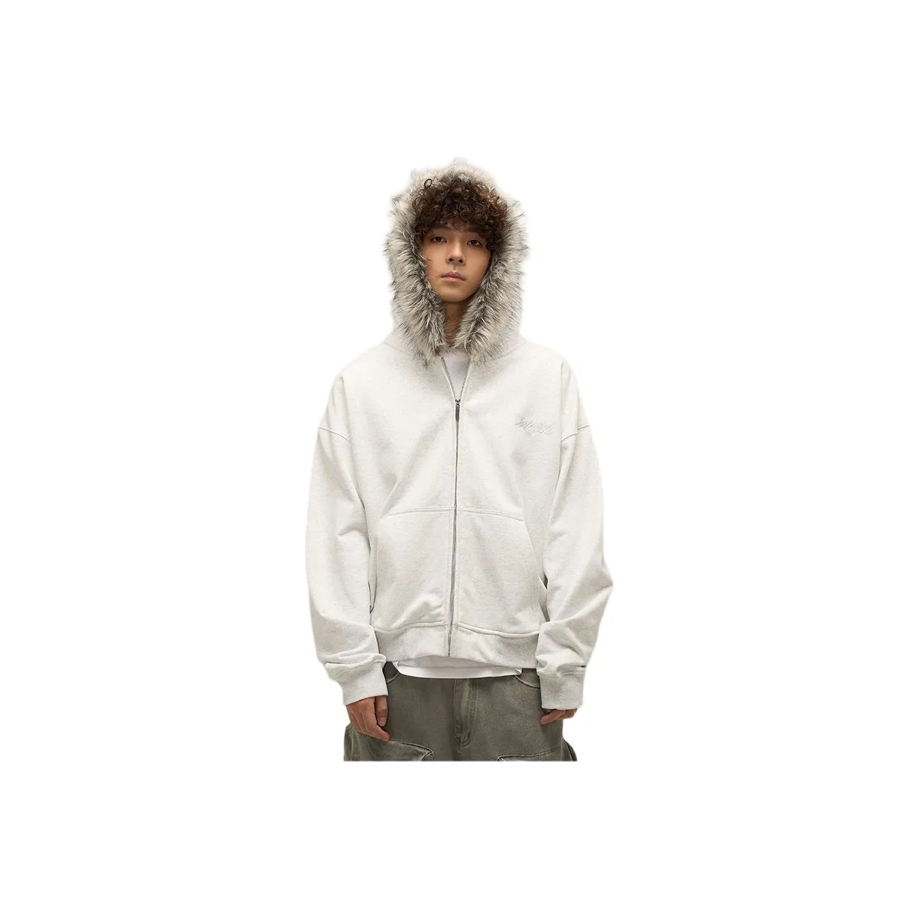 WLNEXT С капюшоном молния кардиган свитшот осень и зима модный премиум куртка унисекс