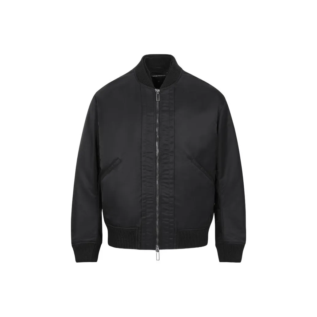 EMPORIO ARMANI FW22 Хлопковый пуховик Мужской Черный