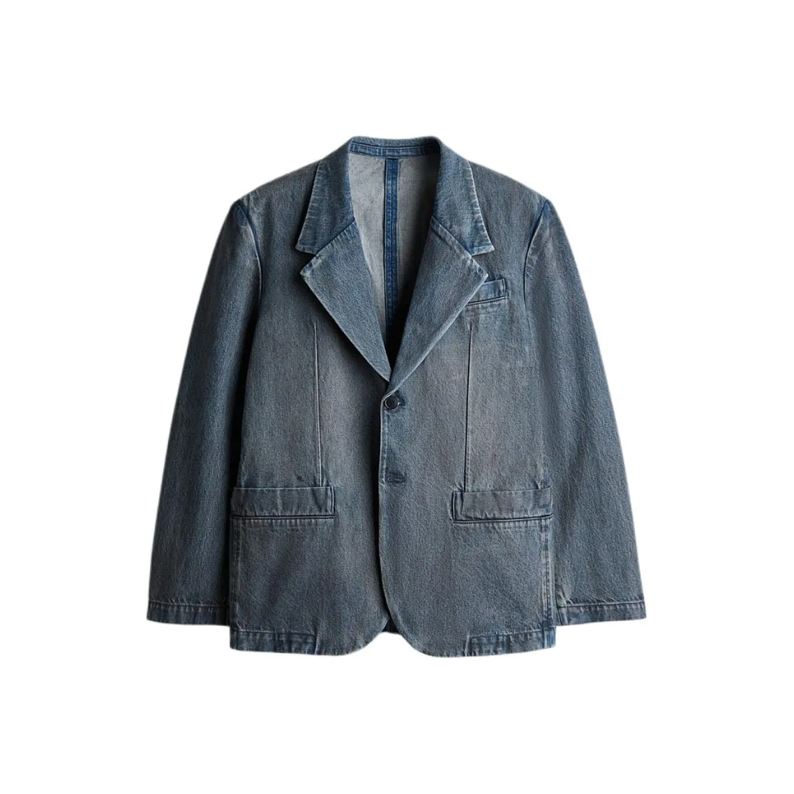 H&M Business Suit Men
s Denim Blue