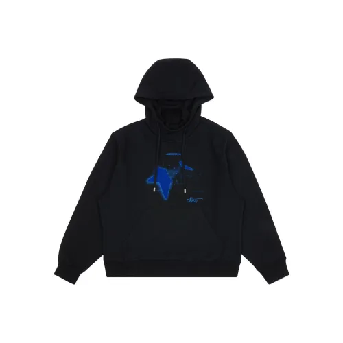 ADER ERROR Черный Унисекс Свитшоты