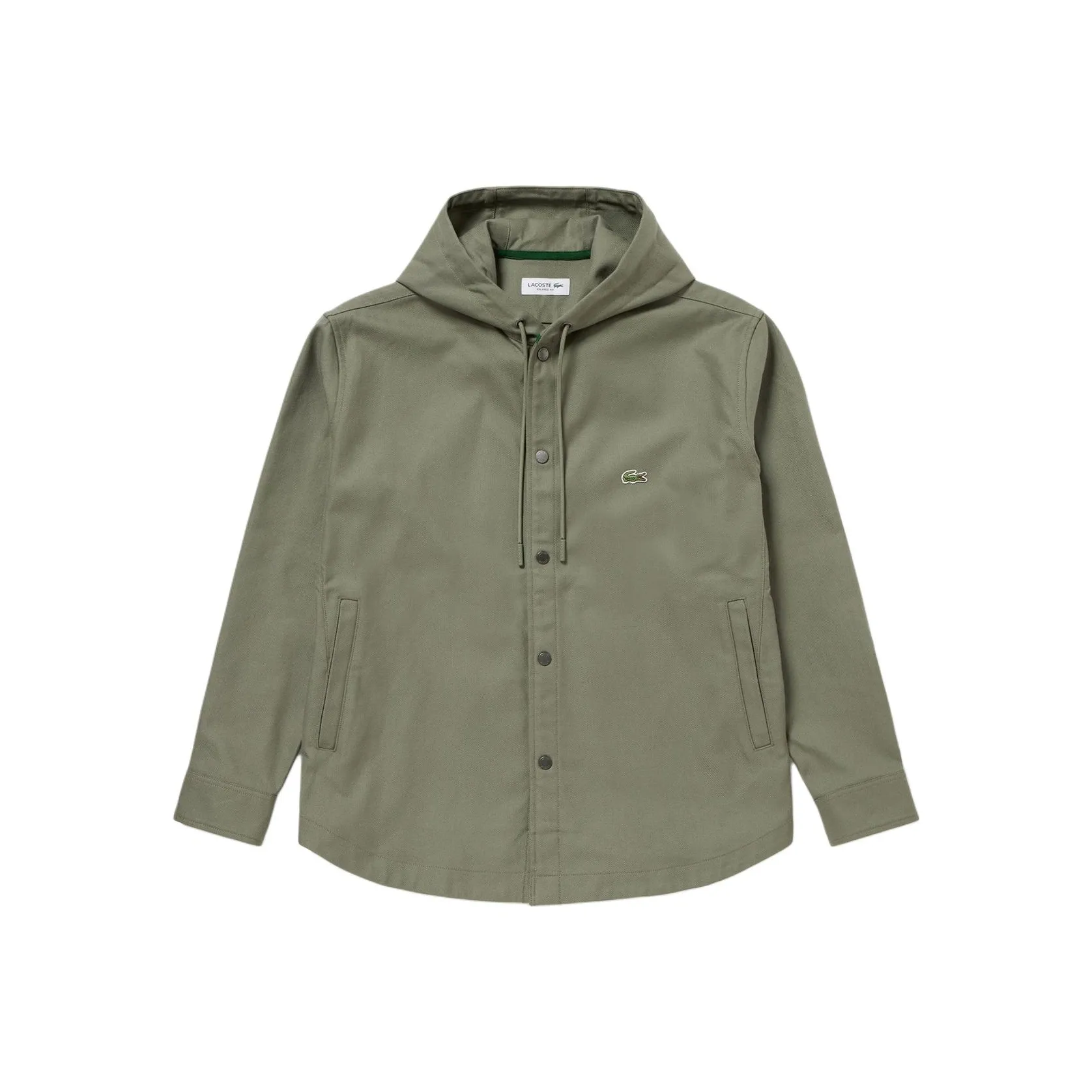 LACOSTE Shirt Style Jackets & Coats Men's Khaki