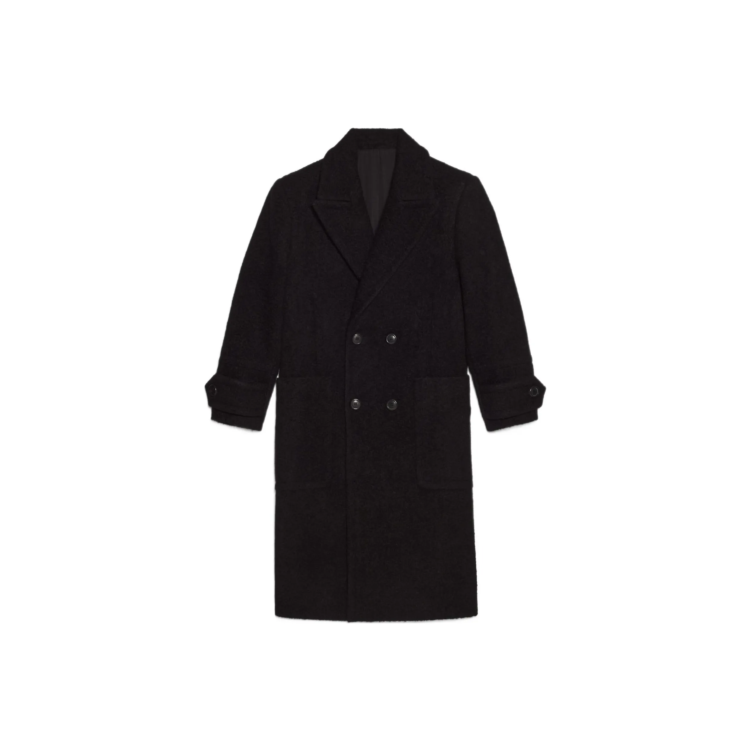 AMIPARIS Double breasted Virgin Wool Overcoat