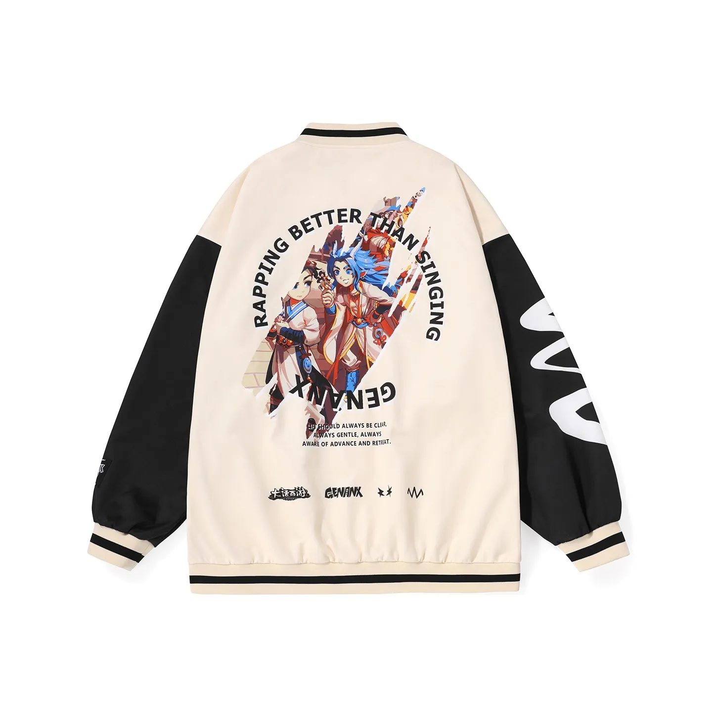GENANX x 'DAHUAXIYOU'SHOUYOU' Бейсбольная куртка Унисекс