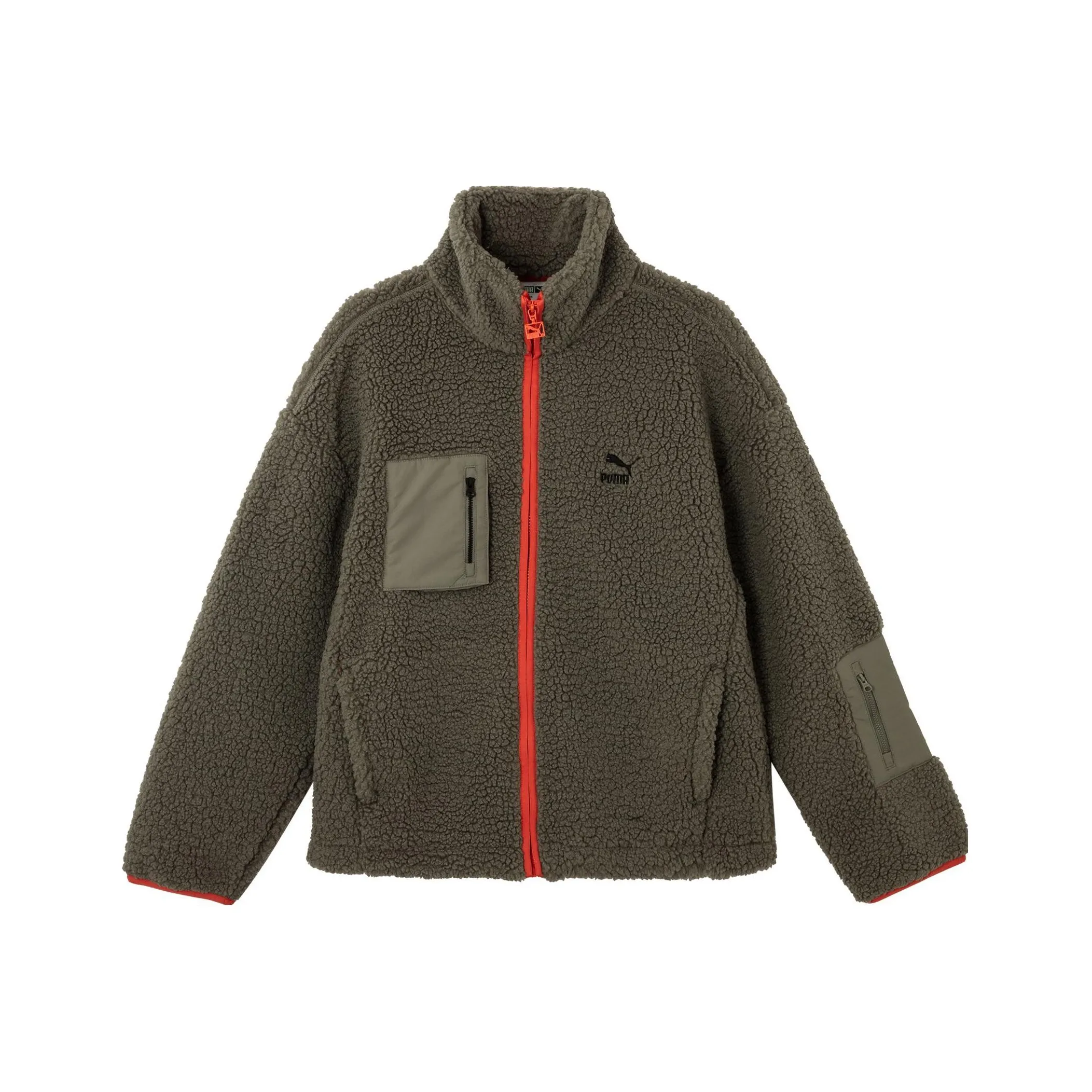 PUMA Velvet feel Coat Men's Gray Red