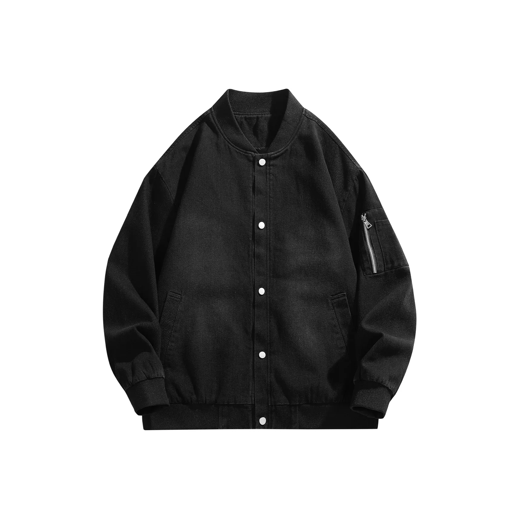 VniVerseVClub Denim Jacket Unisex Vintage Black VniVerseVClub Деним Куртка Унисекс Винтаж Черный