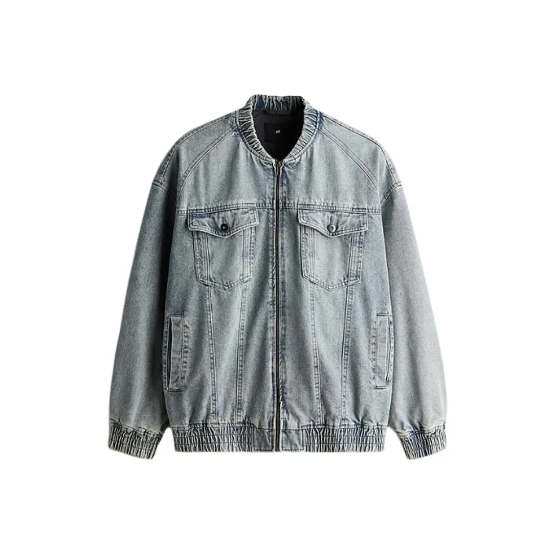 H&M Denim Jacket Men's Light Denim Blue