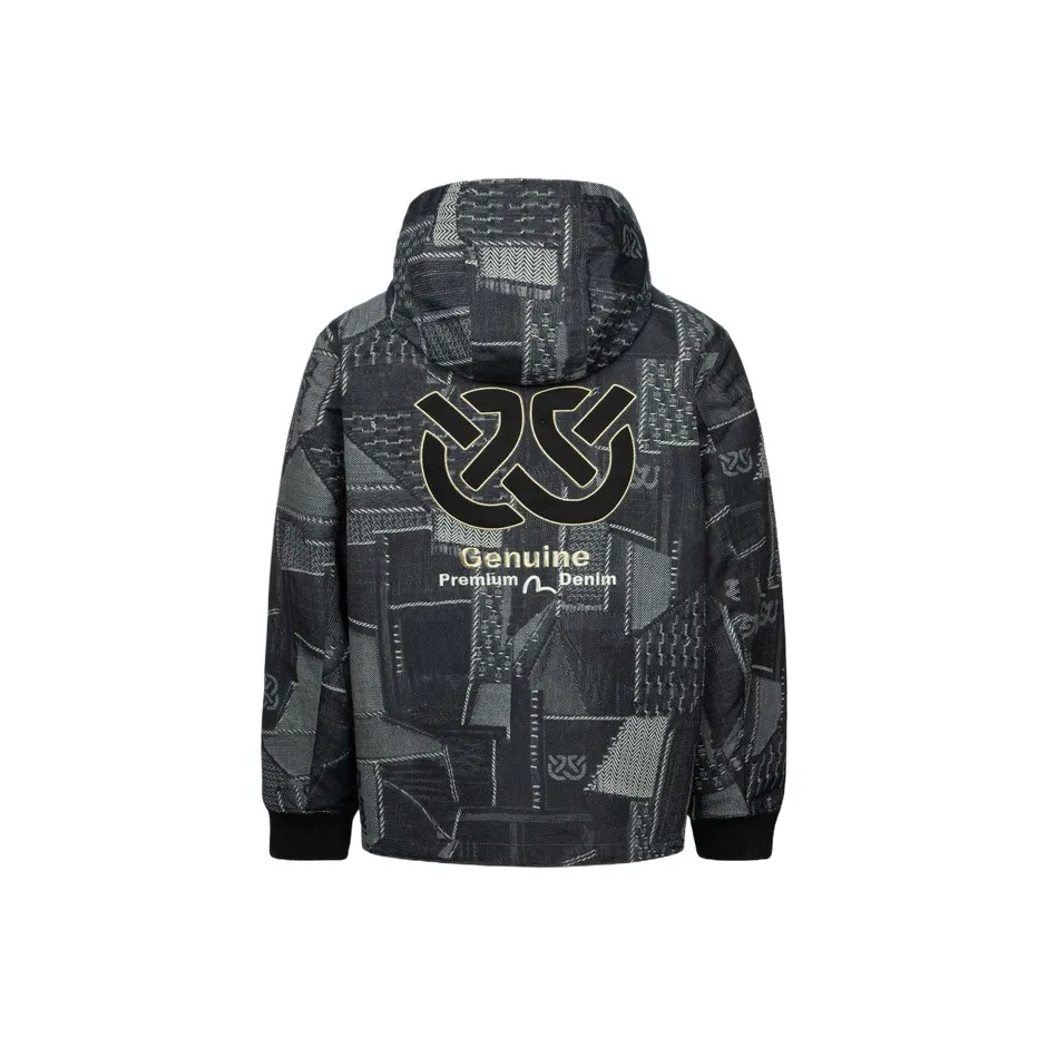 EVISU Denim Jacket Men's Navy Blue