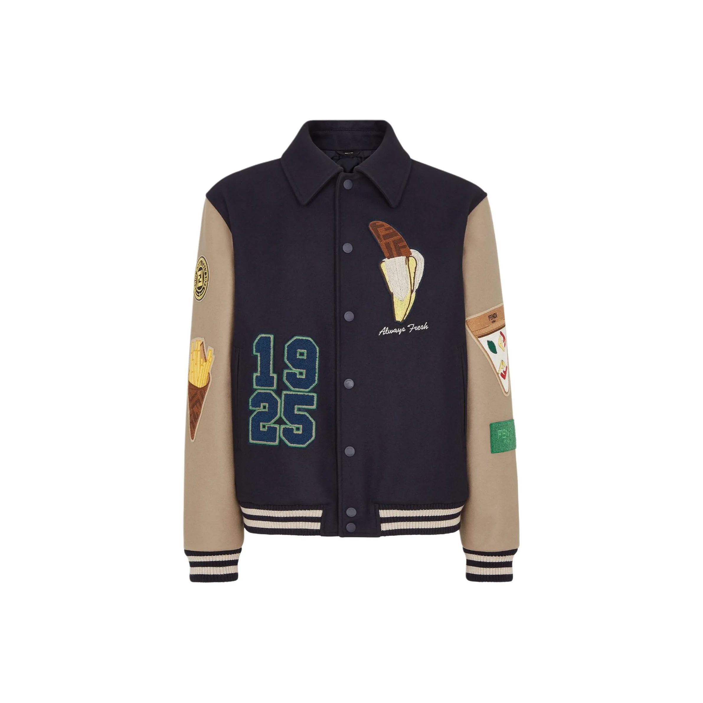 FENDI FENDIlicious Long Sleeved Bomber Jacket