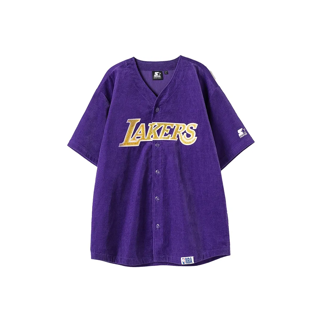 Nba X STARTER X NBA Baseball Jerseys Unisex Purple