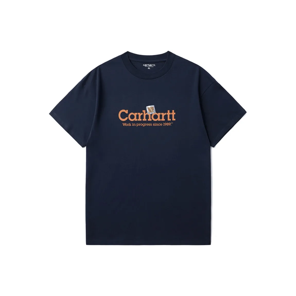 Carhartt WIP S S Label Script T Рубашка T Рубашка Unisex Морской Синий