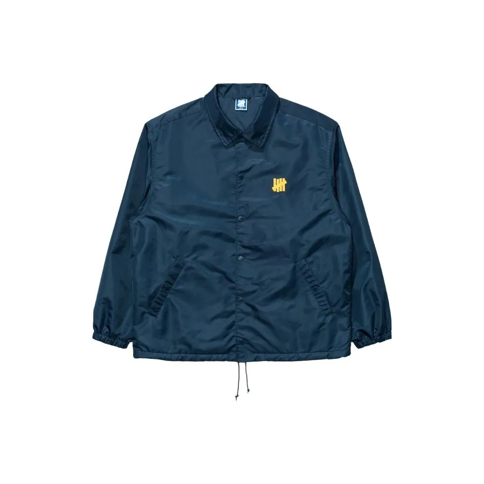 Undefeated Темно-синяя Унисекс Куртка