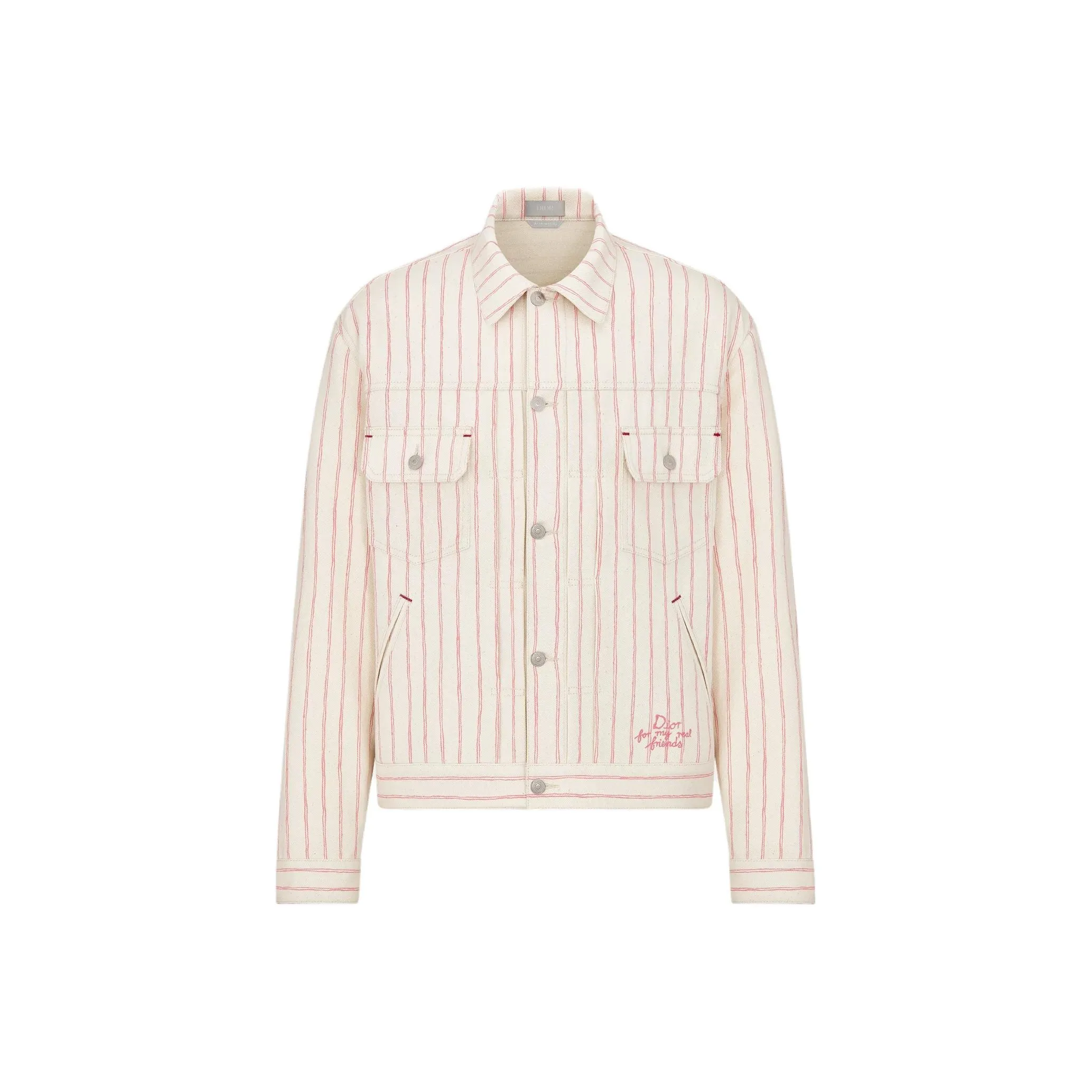 DIOR SS25 Denim Jacket Men's White