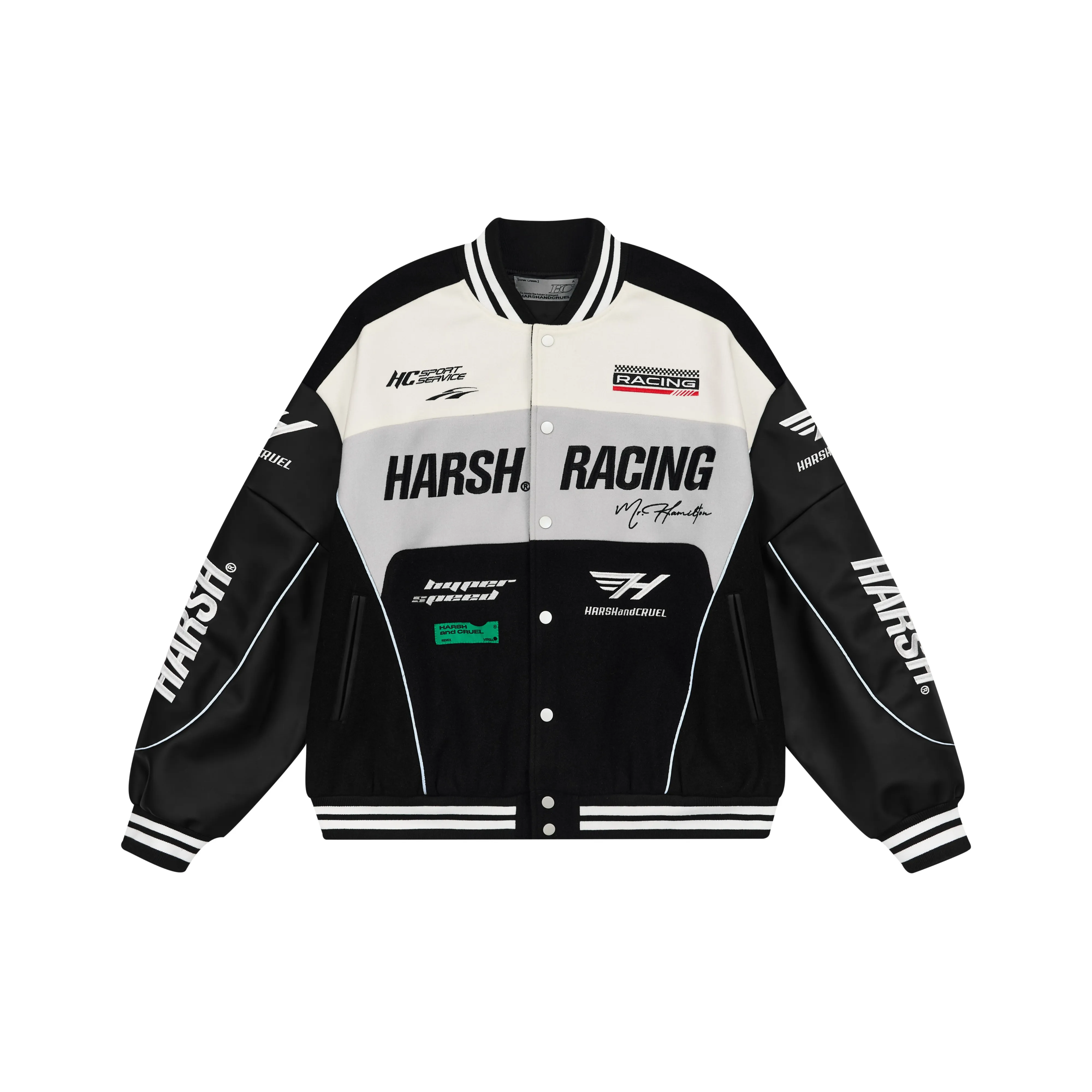 HARSH AND CRUEL FW22 Бейсбольная куртка Унисекс