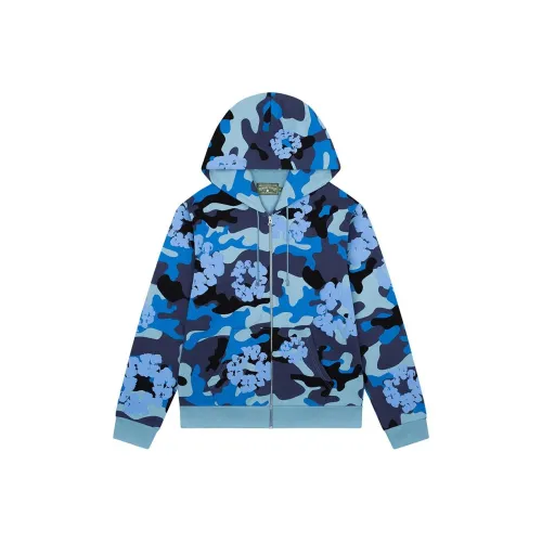 Denim Tears Camouflage Floral Collection Синий Унисекс Свитшоты