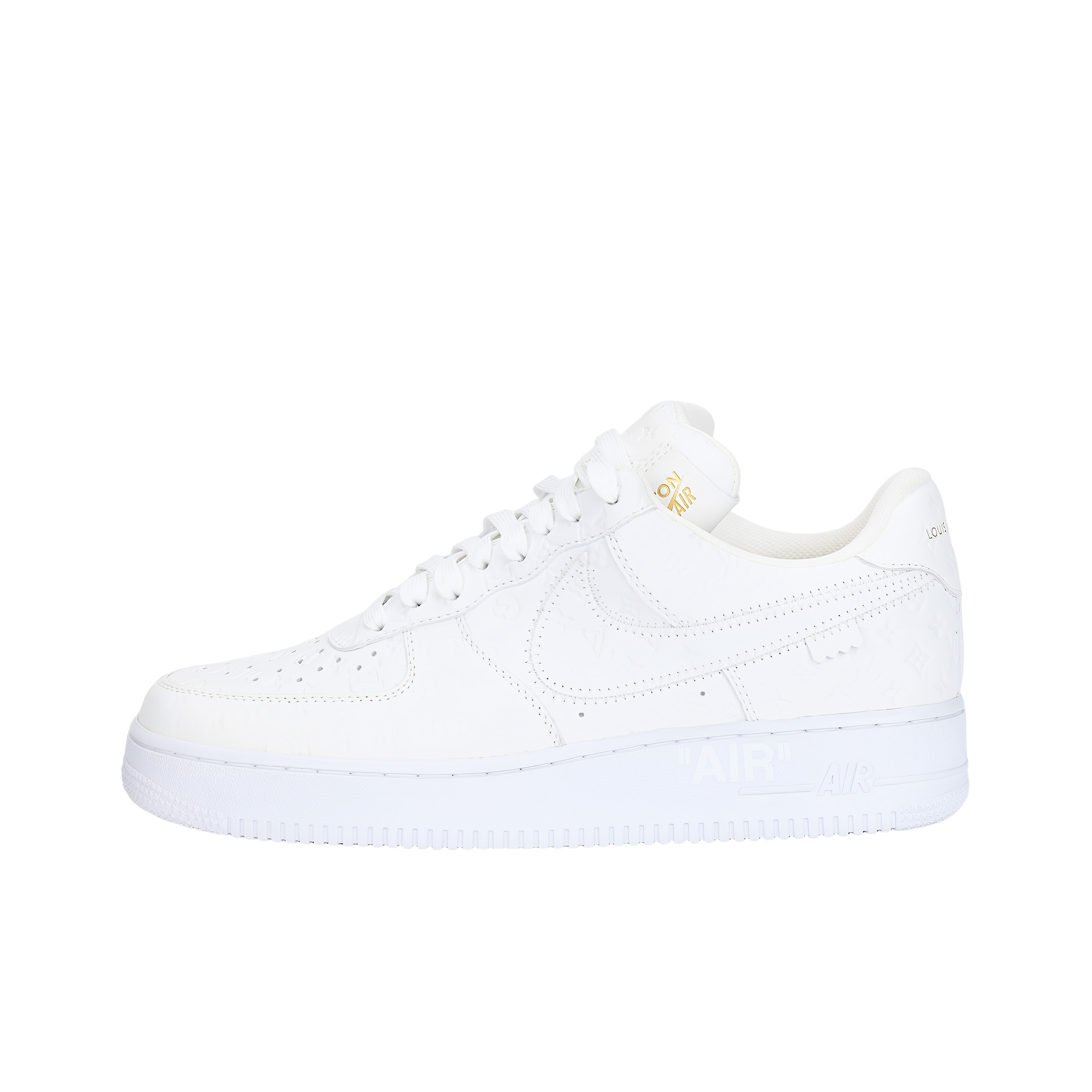 air force 1 low icon clash white metallic gold