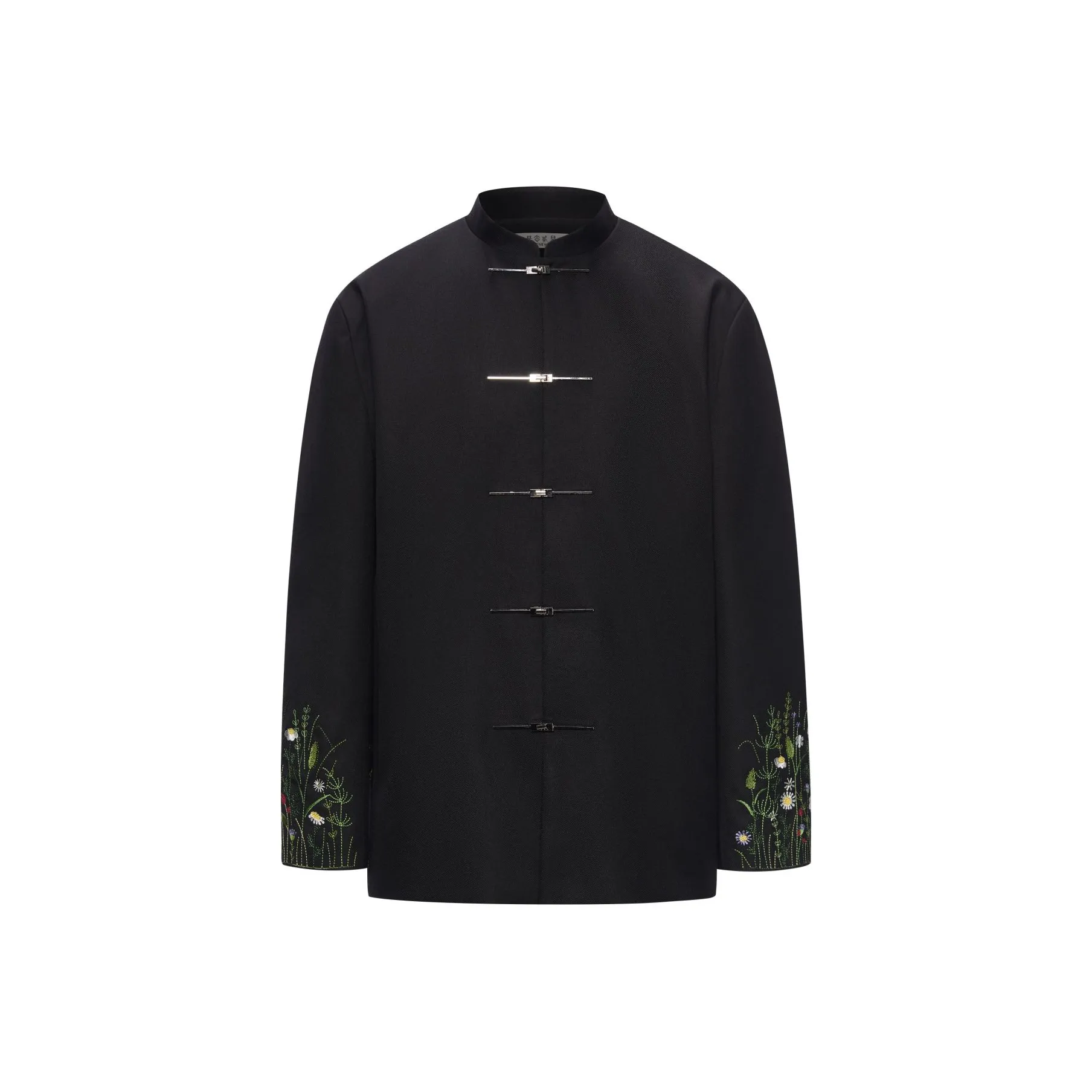 CNEW Black Sun Yat Sen Collar Design Suit Unisex