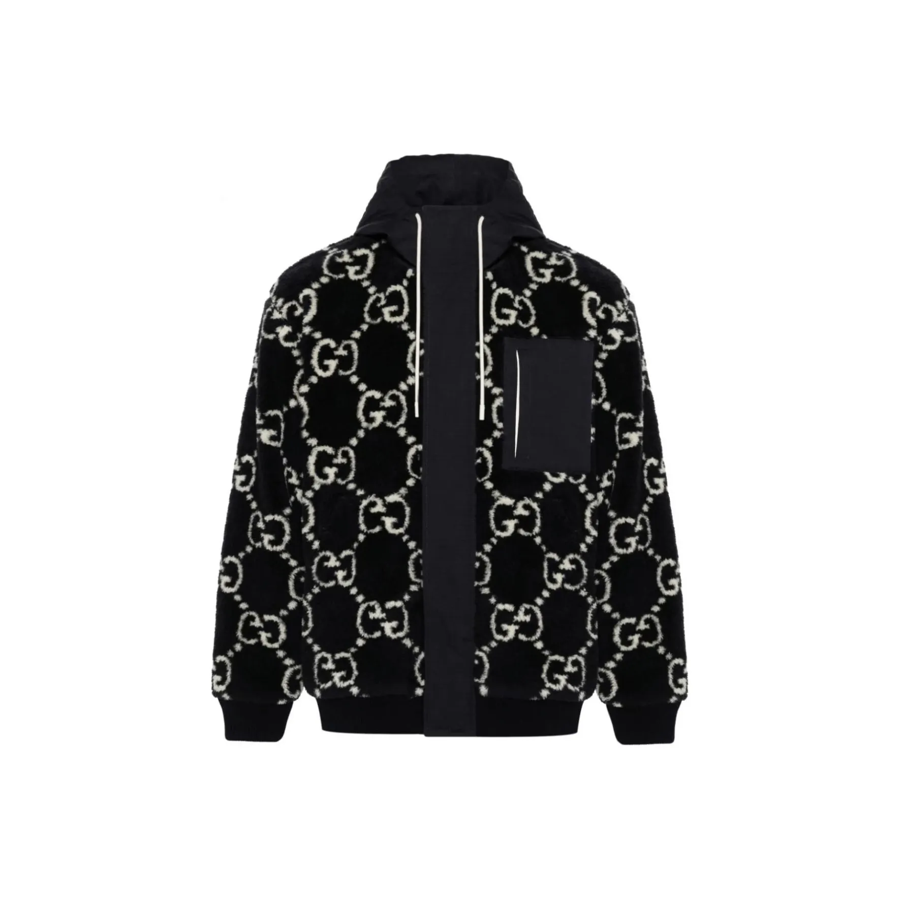GUCCI Gg Fuzzy Jacquard Jacket