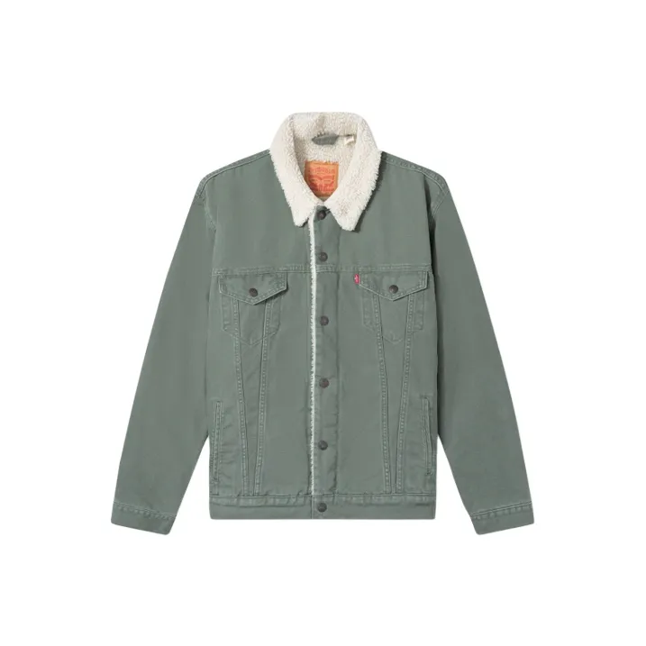 Levis Velvet Jackets Men's Green