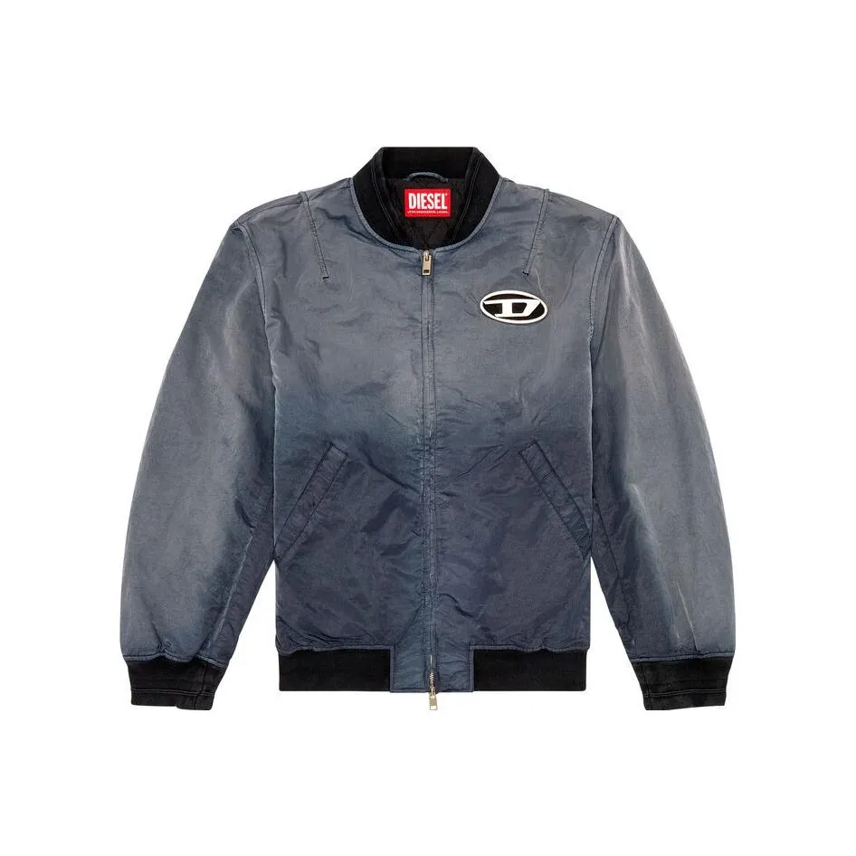 DIESEL J Kepes Logo Plaque Bomber Jacket