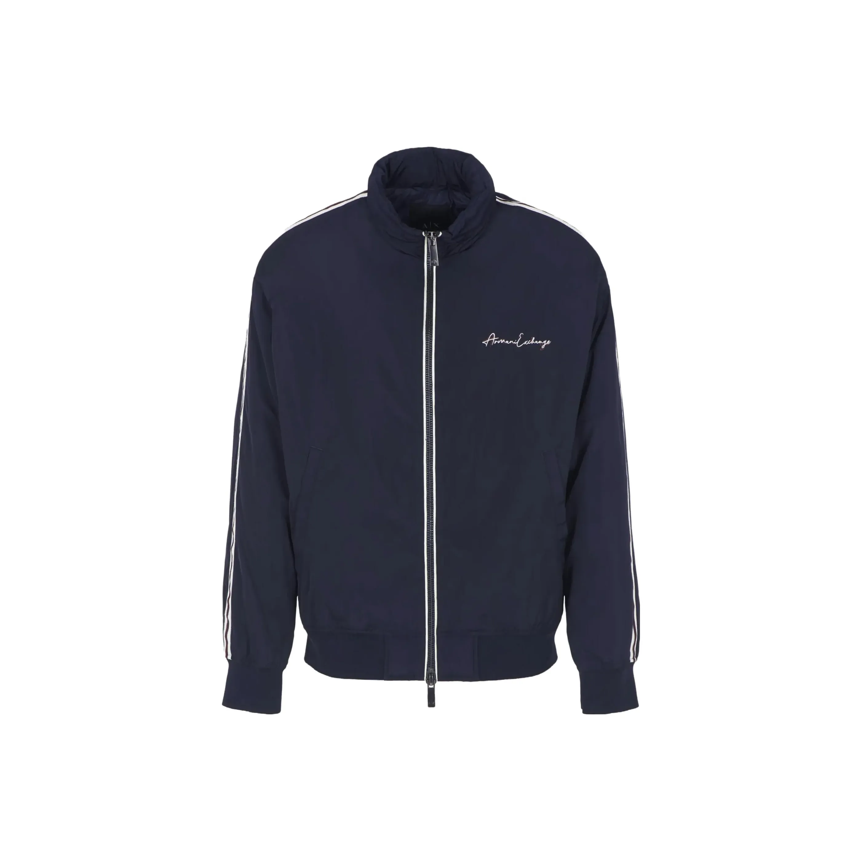 ARMANI EXCHANGE FW23 Хлопковый пуховик Мужской Морской синий